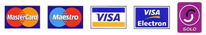 We accept most debit and Credit Cards